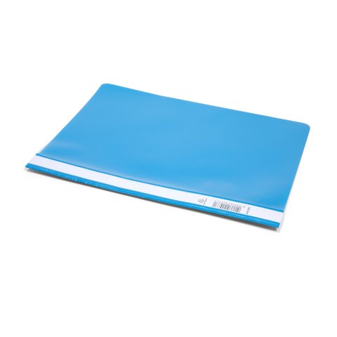 Carpeta fastener Brause, de plástico 231 x 310 mm, para DIN A4, azul claro