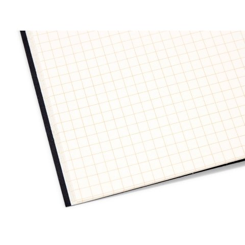Cuaderno de dibujo Retro crema 90 g/m². 148 x 105 mm, DIN A6 vertical, 20 hojas/40 p., cuadriculado