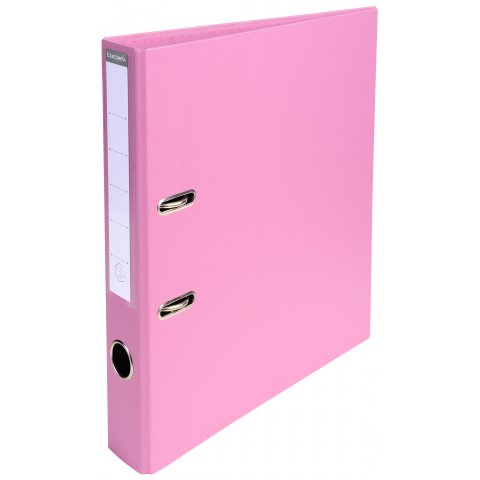Exacompta PVC folder for DIN A4, spine width 50 mm, pink