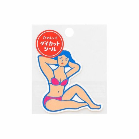 Hightide pegatinas 58 x 57 mm, bikini