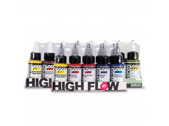 Golden Acrylfarbe High Flow Set
