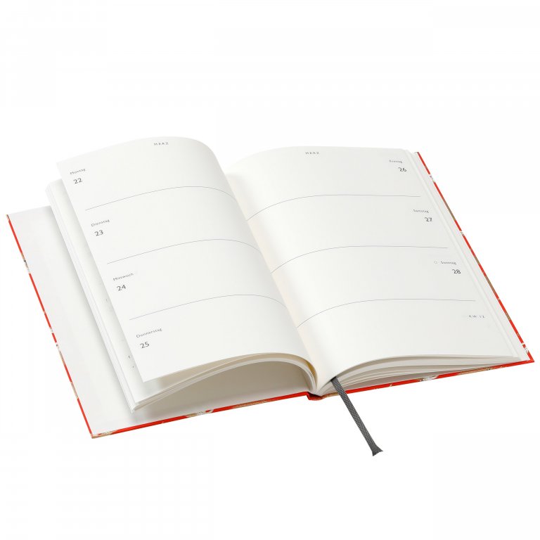 Carta Pura Wochenkalender 12 Monate Chiyogami