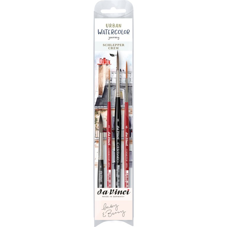 Da Vinci watercolor brush Urban Watercolor, Set 5602