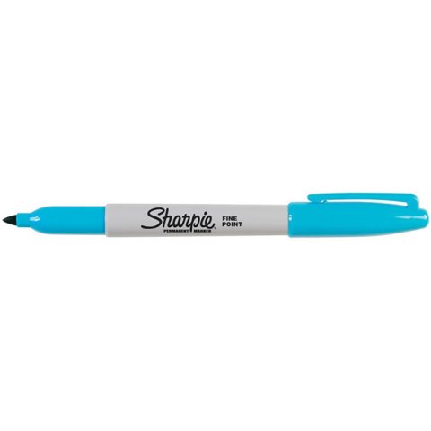 Sharpie Marcatore permanente F Larghezza linea 1 mm, blu brillante