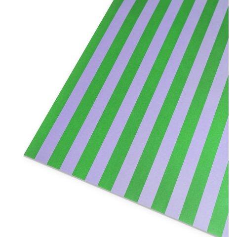 Parasol wrapping paper 50 x 70 cm, Positano (green-purple)