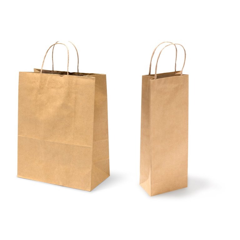 Fiesta Compostable Recycled Brown Paper Carrier Bags (Pack of 250) -  P_CS351 - Buy Online at Nisbets