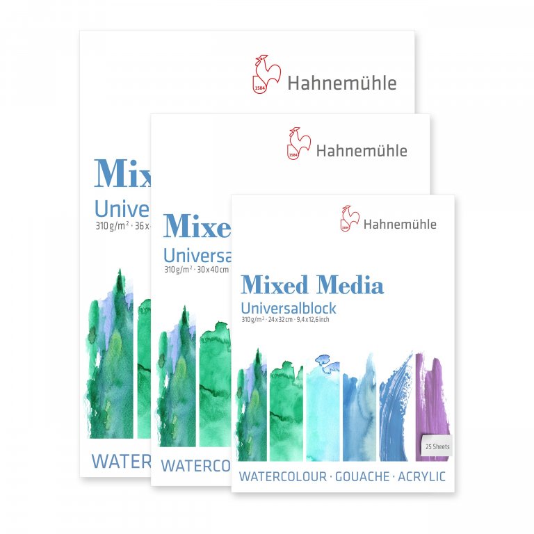 Bloque de medios mixtos de Hahnemühle 310 g/m²