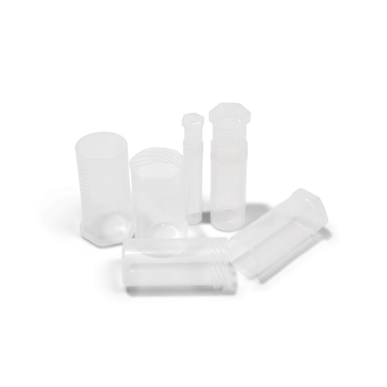DrehPack plastic transport tubes, 120-200 PP, clear