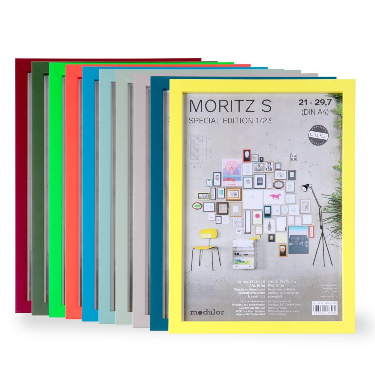 Moritz S edición especial 1/23 marco de madera con clip