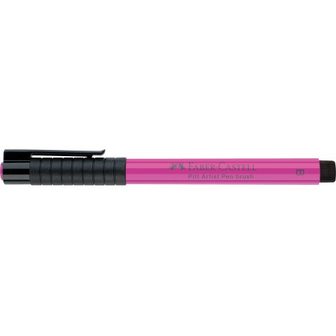 Faber-Castell Pitt Artist B artist pen, brush, magenta pink (125)