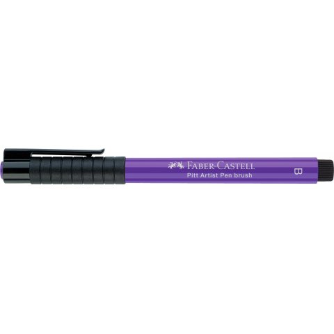 Faber-Castell Pitt Artist Pen B Pluma de tinta, pincel, violeta púrpura (136)