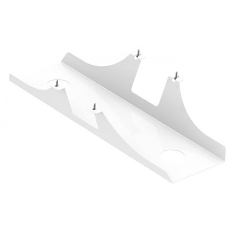Cable tray for Modulor tables, can be added 110x170x600mm, incl.screws, white RAL 9016FS