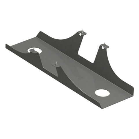 Cable tray for Modulor tables, can be added 110x170x600mm, incl.screws, grey DB 703FS