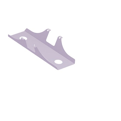 Cable tray for Modulor tables, can be added 110x170x600mm, ice purple, RAL Design 3008015 FS