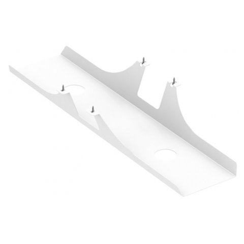 Cable tray for Modulor tables, can be added 110x170x800mm, incl.screws, white RAL 9016SM