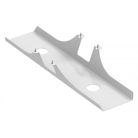 Cable tray for Modulor tables, can be added 110x170x800mm, incl.screws, grey RAL 7038GL