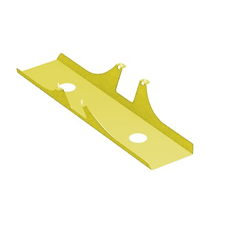 Cable tray for Modulor tables, can be added 110x170x800mm, sulfur yellow, RAL 1016 FS