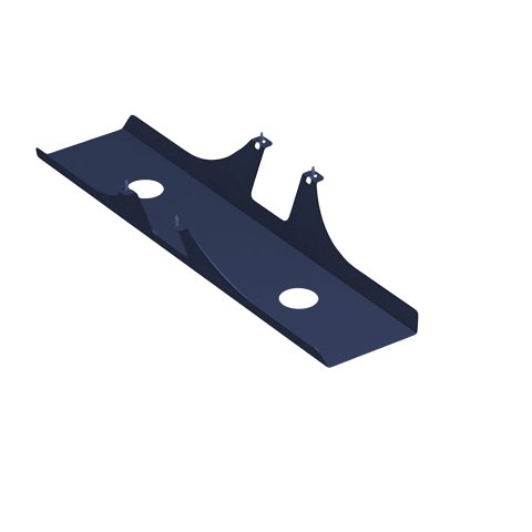 Cable tray for Modulor tables, can be added 110x170x800mm, steel blue, RAL 5011 FS