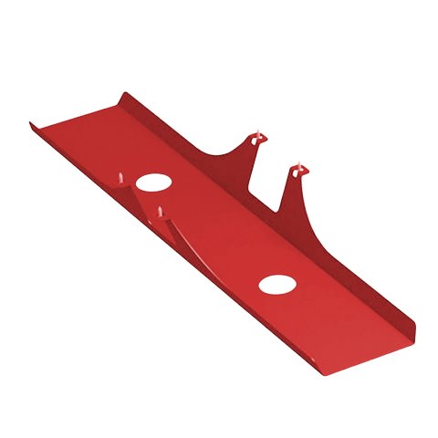 Cable tray for Modulor tables, can be added 110x170x1000mm, Pure red, RAL 3028 FS