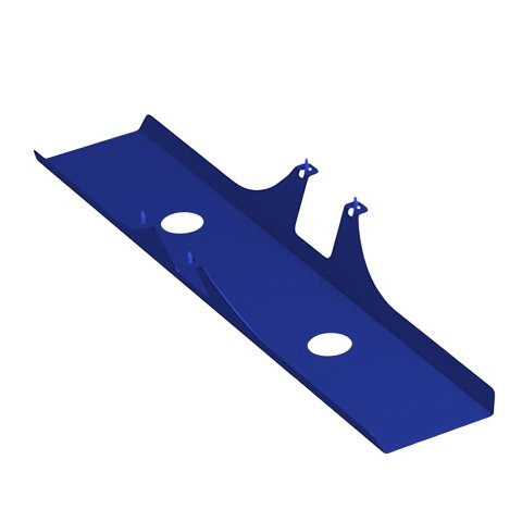 Kabelwanne für Modulor Tische, addierbar 110x170x1000mm, Ultramarinblau, RAL 5002 FS