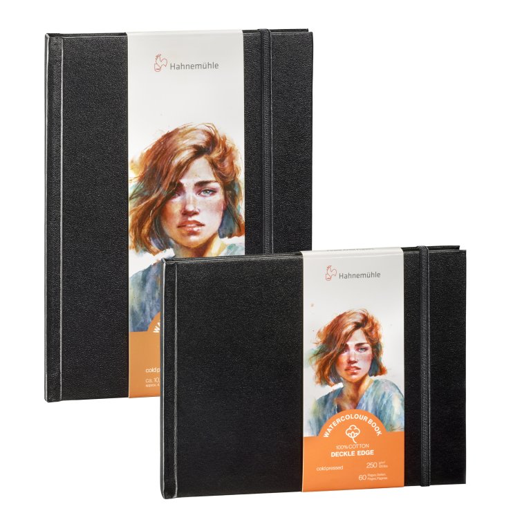 Hahnemühle libro di acquerelli Deckle Edge (bordo deckle)