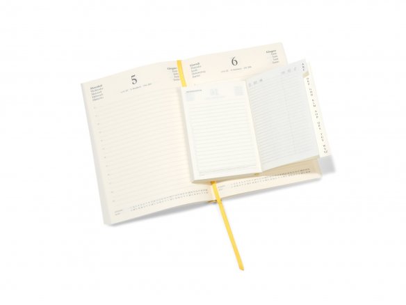 Calendario diario Bloque de libro de 12 meses