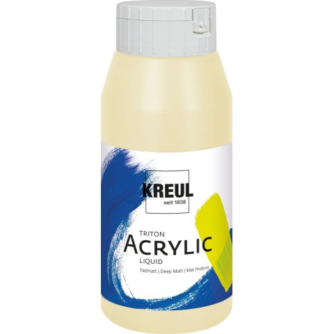 Kreul Acrylfarbe Triton Acrylic Liquid Flasche 750 ml, Beige (31)
