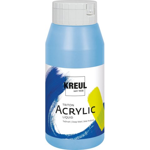 Kreul acrylic paint Triton Acrylic Liquid Bottle 750 ml, light blue (36)