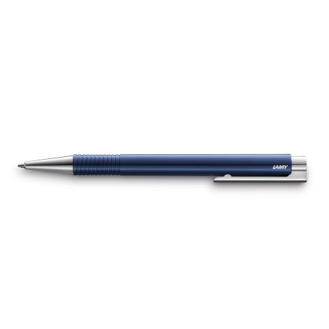 Penna a sfera Lamy logo della penna a sfera M+ Plastica, blu, (modello 204)