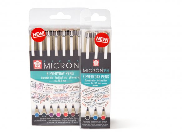 Sakura Tintenschreiber Pigma Micron PN, 3er-Set