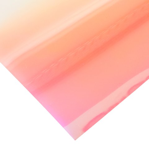 Aslan pellicola adesiva iridescente ColourShift transpar. SE70, PET, giallo/rosa, trasparente, 300 x 200 mm