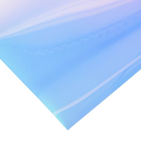 Aslan película adhesiva iridiscente ColourShift transpar. SE70, PET, rosa/azul, transparente, 300 x 200 mm