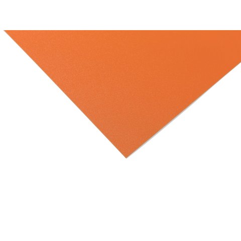 Polypropylene opaque, colored, matt, 10 pieces 0.8 x 650 x 1100 mm, orange (1650)