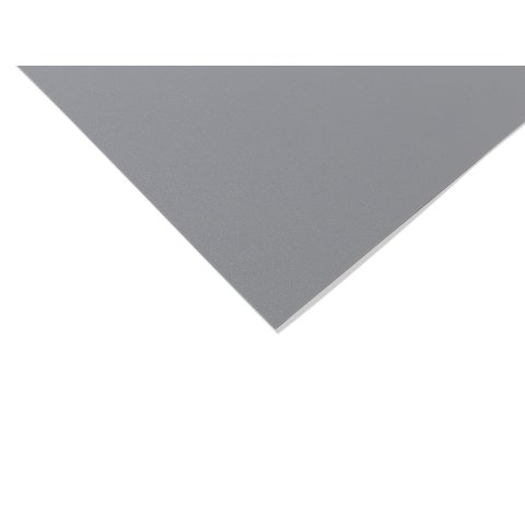 Polypropylene opaque, colored, matt, 10 pieces 0.8 x 650 x 1100 mm, medium grey (5990)