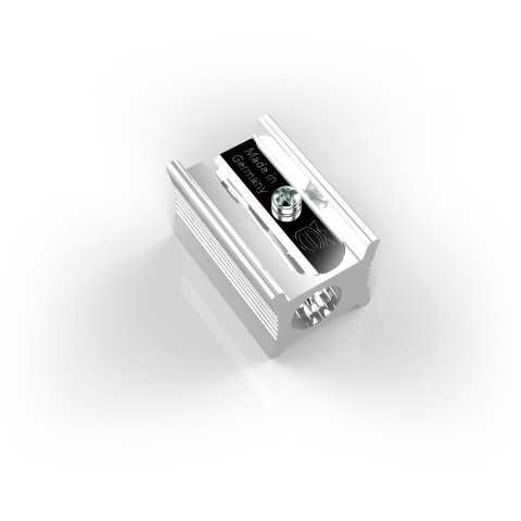 Temperamatite, temperamatite singolo N. 010, a forma di blocco, per perni ø 8 mm