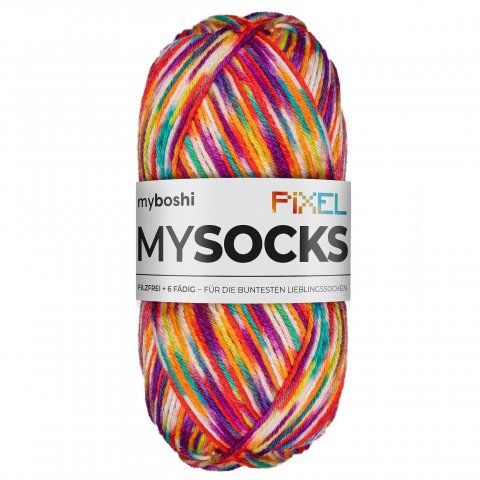 Myboshi wool, pixel 390 m, 75% virgin wool + 25% polyamide, Spark