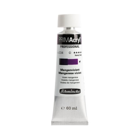 Schmincke Primacryl acrylic paint metal tube 60 ml, manganese violet (334)