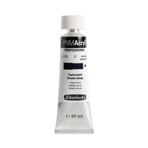 Schmincke Acrylfarbe Primacryl Metalltube 60 ml, Tiefviolett (335)