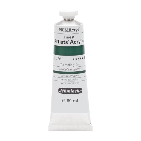 Schmincke Acrylfarbe Primacryl Metalltube 60 ml, Kobaltgrün dunkel (561)