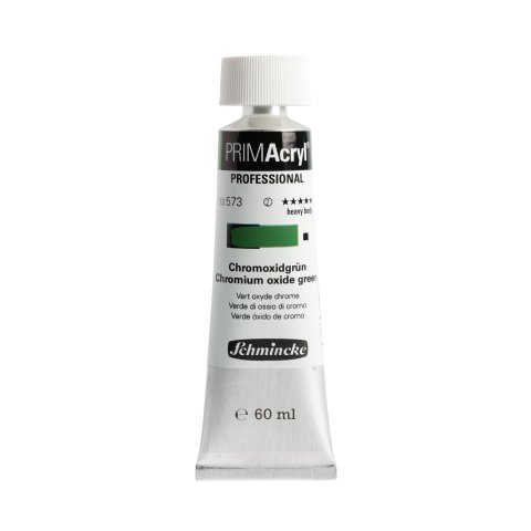 Schmincke Acrylfarbe Primacryl Metalltube 60 ml, Chromoxidgrün (573)