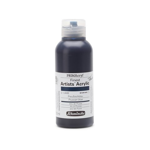 Schmincke Acrylfarbe Primacryl PE-Flasche 250 ml, Preußischblau Fluid (440)
