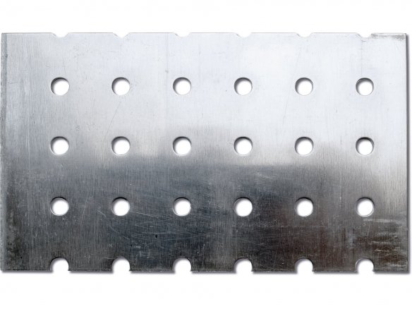 Aluminium Rundloch, gerade im Zuschnitt