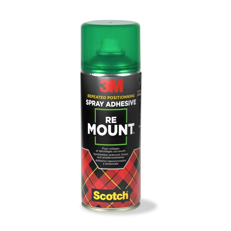 3M spray adhesive ReMount (formerly Creativ Mount)