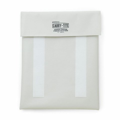 Carry Tite Laptopcase/Dokumentenmappe, large 33 x 27 x 1 cm, mit Klettverschluss, weiß