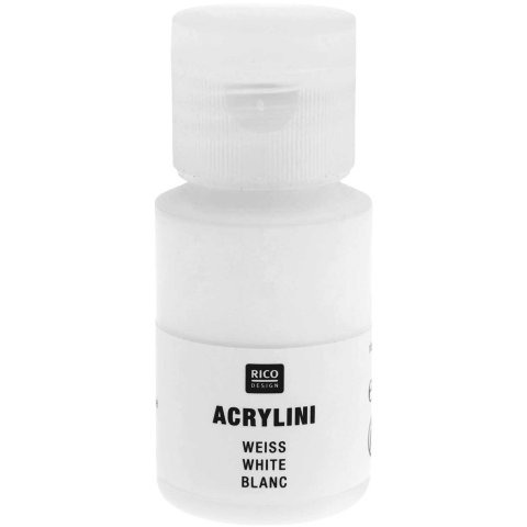 Acrylfarbe Acrylini, matt Kunststoffdose, 22 ml, weiß