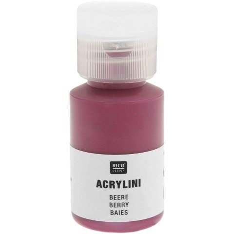 Acrylfarbe Acrylini, matt Kunststoffdose, 22 ml, beere