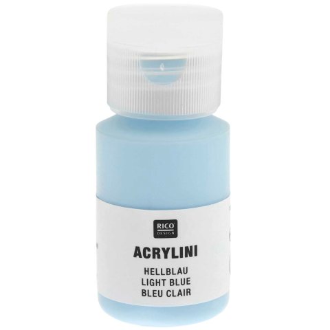 Acrylfarbe Acrylini, matt Kunststoffdose, 22 ml, hellblau
