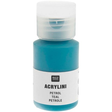 Acrylfarbe Acrylini, matt Kunststoffdose, 22 ml, petrol