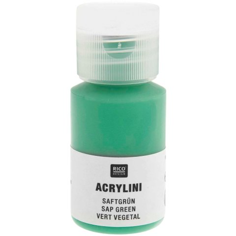 Acrylic paint Acrylini, matt Plastic jar, 22 ml, juice green