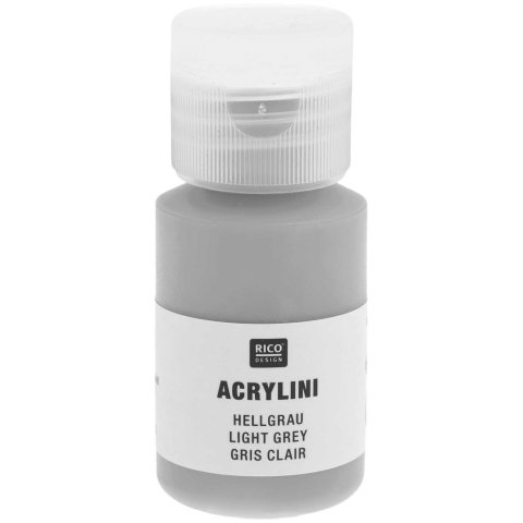 Acrylfarbe Acrylini, matt Kunststoffdose, 22 ml, hellgrau